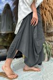 Made in Italy Dalston Needlecord Parachute Skirt Graphite /8 =